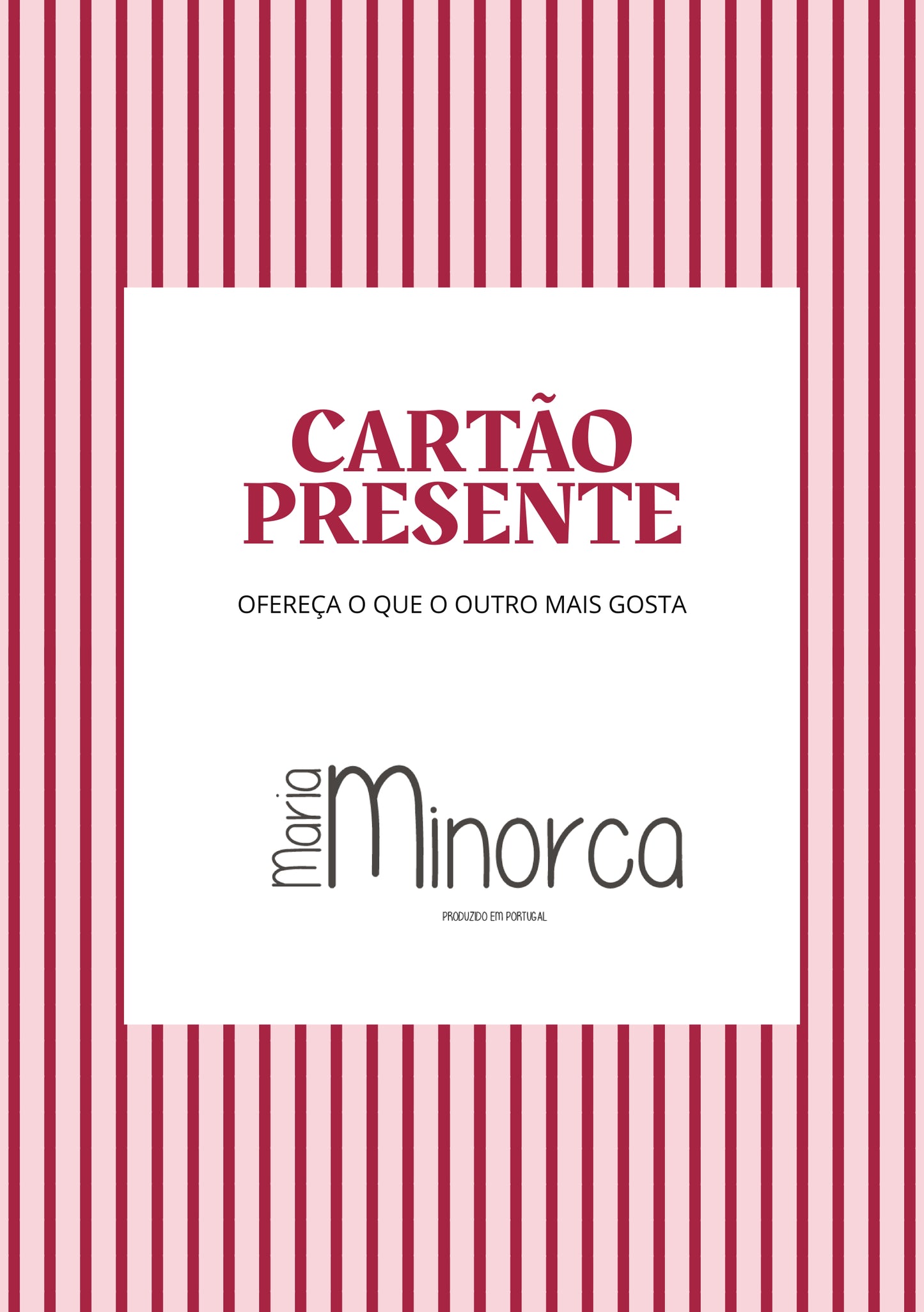 CARTÃO DE OFERTA