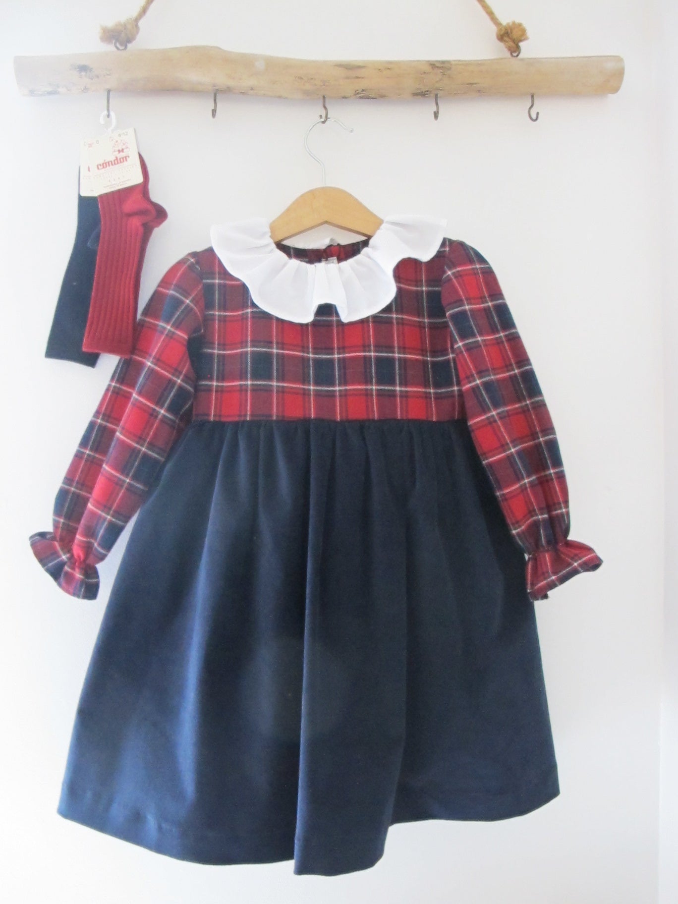 VESTIDO XADREZ GOLA