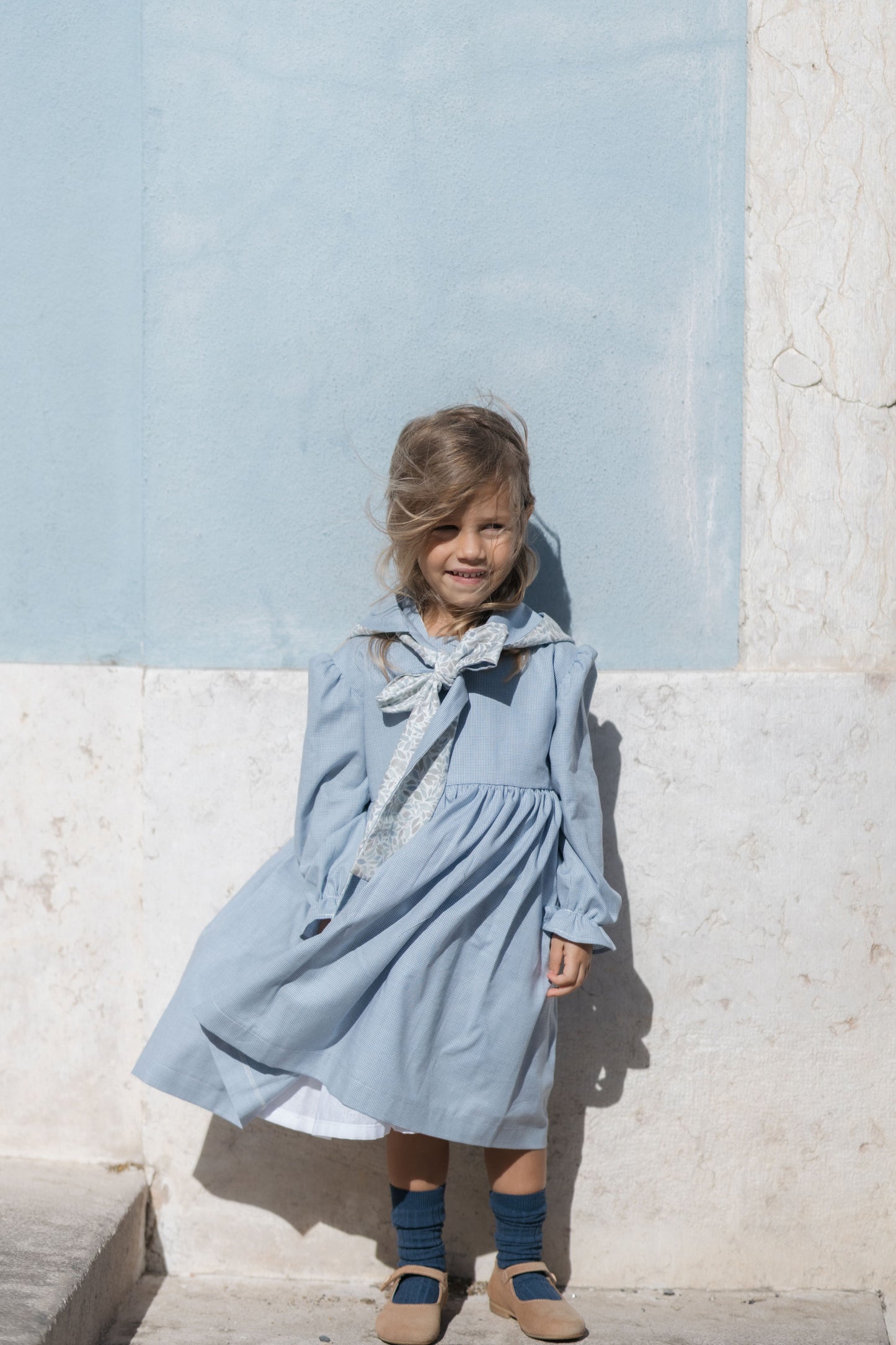 VESTIDO XADREZ CARAPUÇO