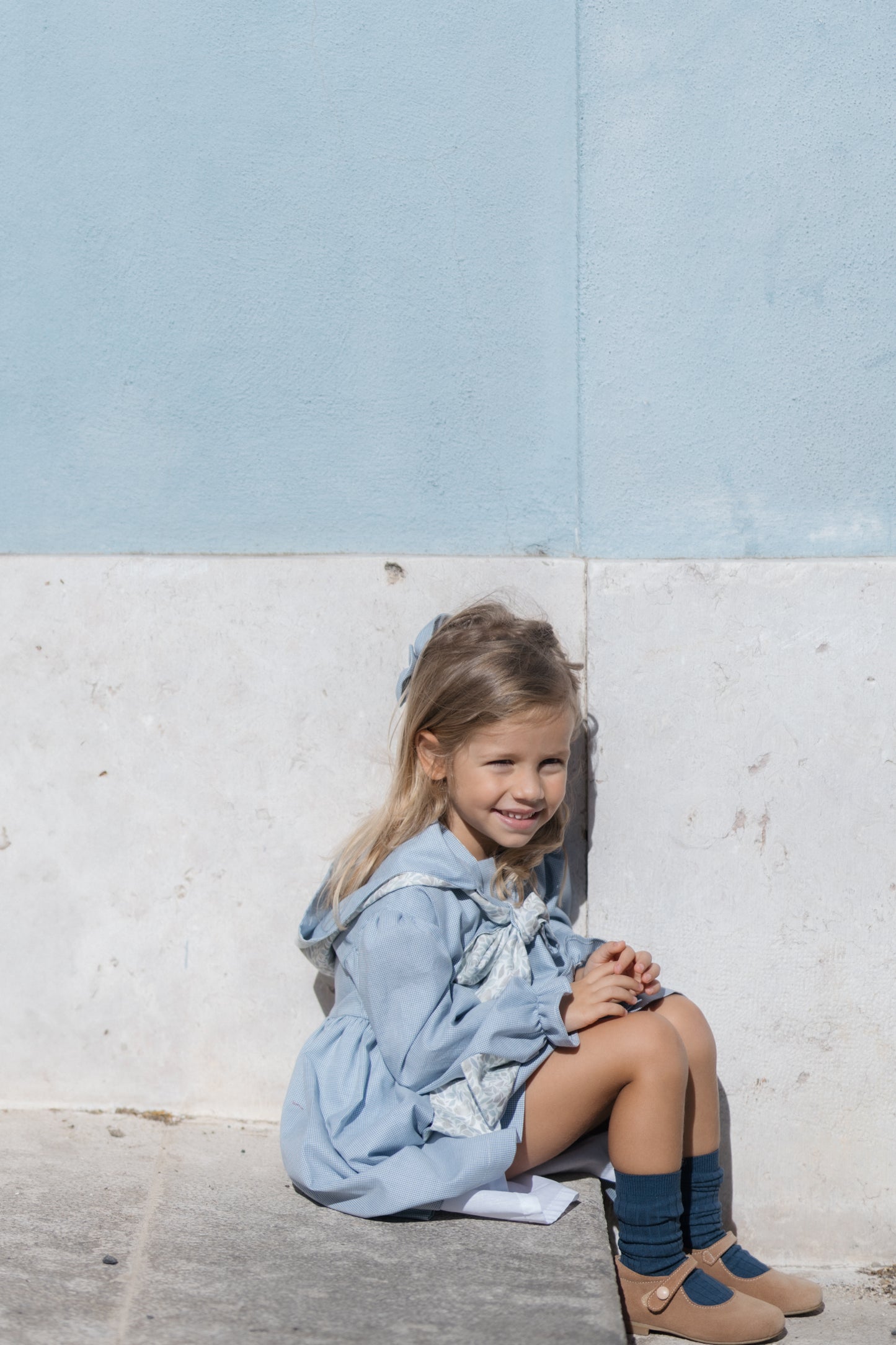 VESTIDO XADREZ CARAPUÇO