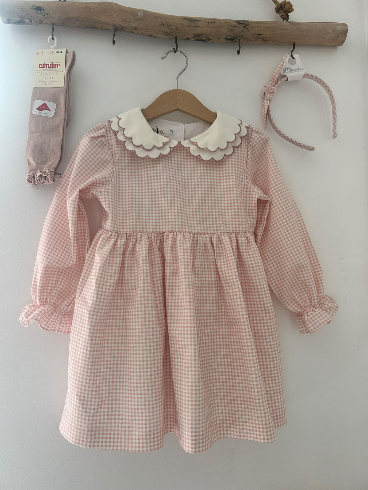 VESTIDO VICHY ROSA